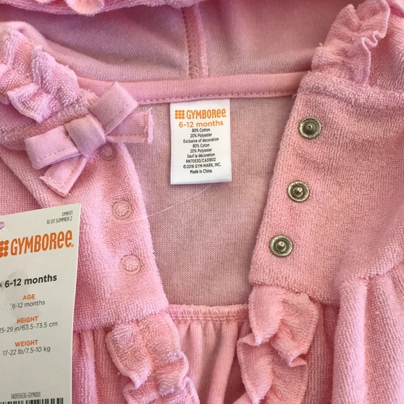 Gymboree Light Pink Terry Beach Cover Up - Picture 5 of 8